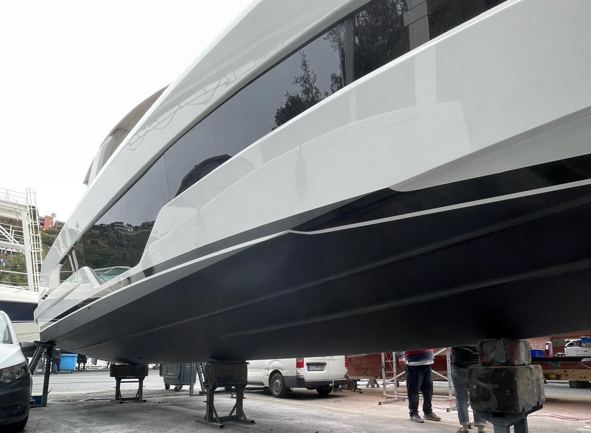 Application d'un antifouling